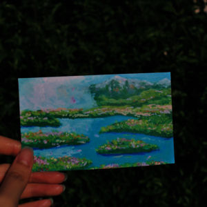 Howl's Moving Castle Landscape Print