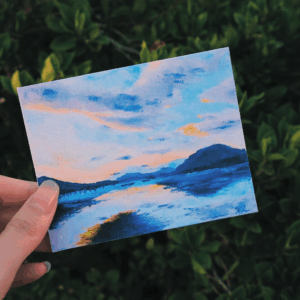 Dusk at Salmon Arm Print