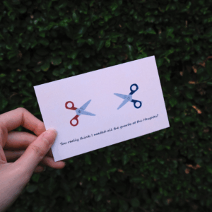 Arcane Caitlyn and Vi Scissor Print